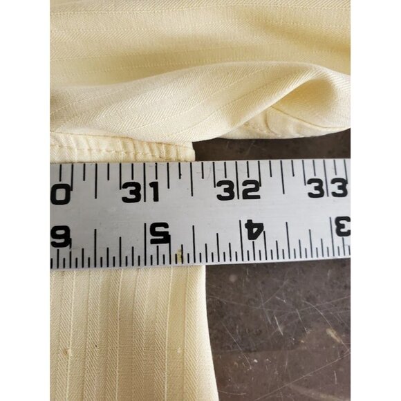 Tommy Bahama Men's Yellow 100% Silk Button-Down Shirt 3X Big & Tall Relaxed Fit - Picture 8 of 9